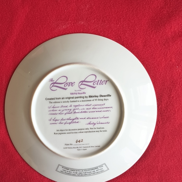 Collectible plate - Picture 2 of 2